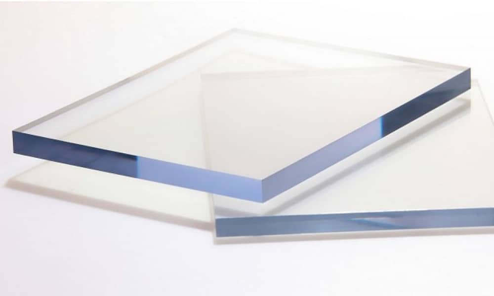Flat polycarbonate sheet