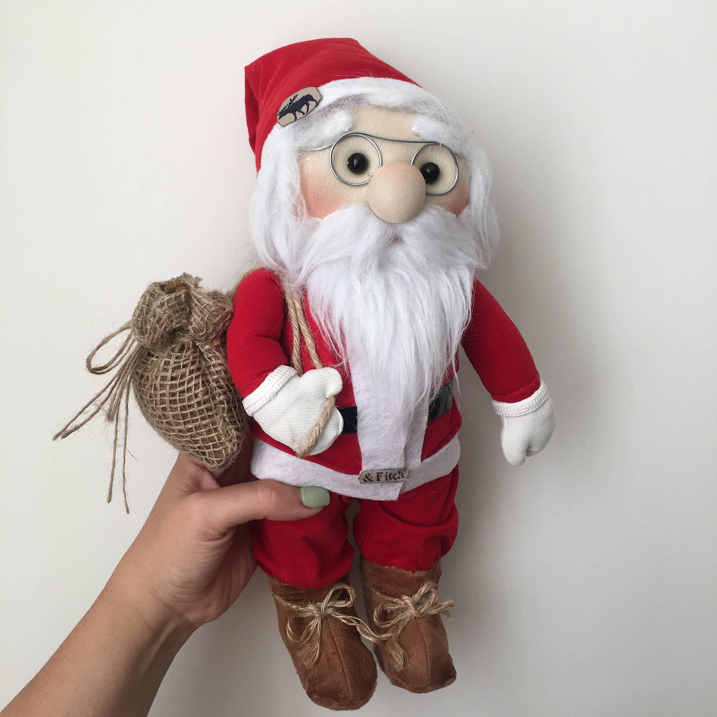 Handcrafted Santa Claus doll_Height 35 cm