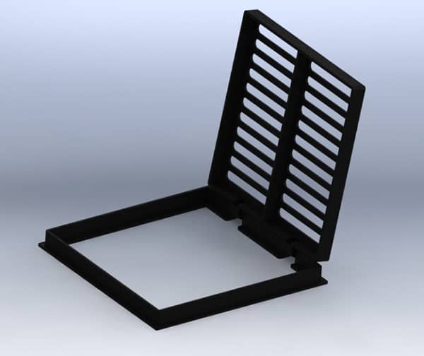 Cast Iron Water Drain Grating & Manhole Cover