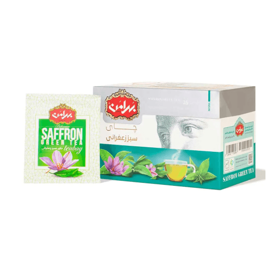 Saffron Green Tea, 25 Tea Bags