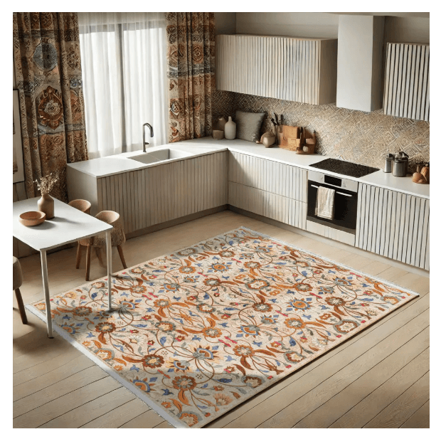 Pile Material Polyester-Polyogen Rug, Modern Collection-Cream 25AA0100