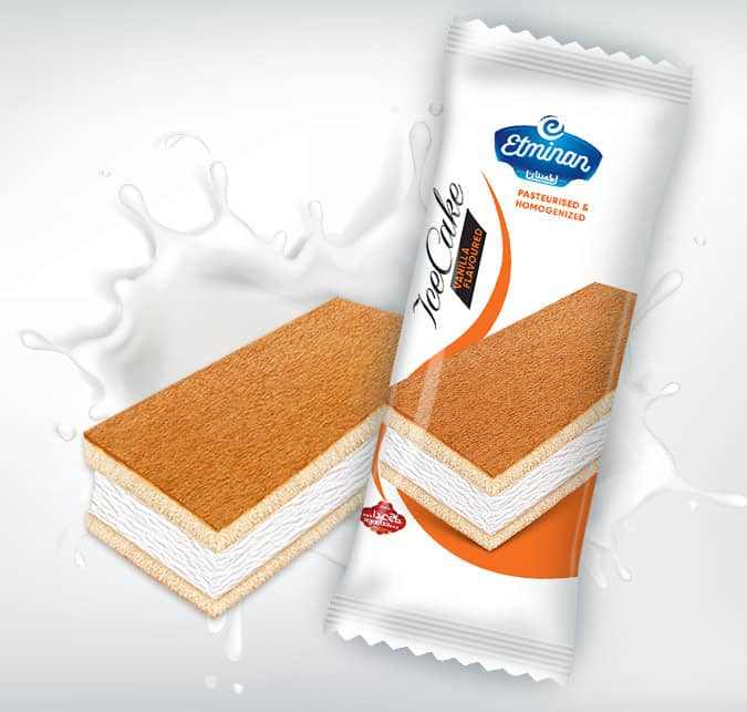 Eminan Ice Cake   Vanilla Cream Wafer Bar