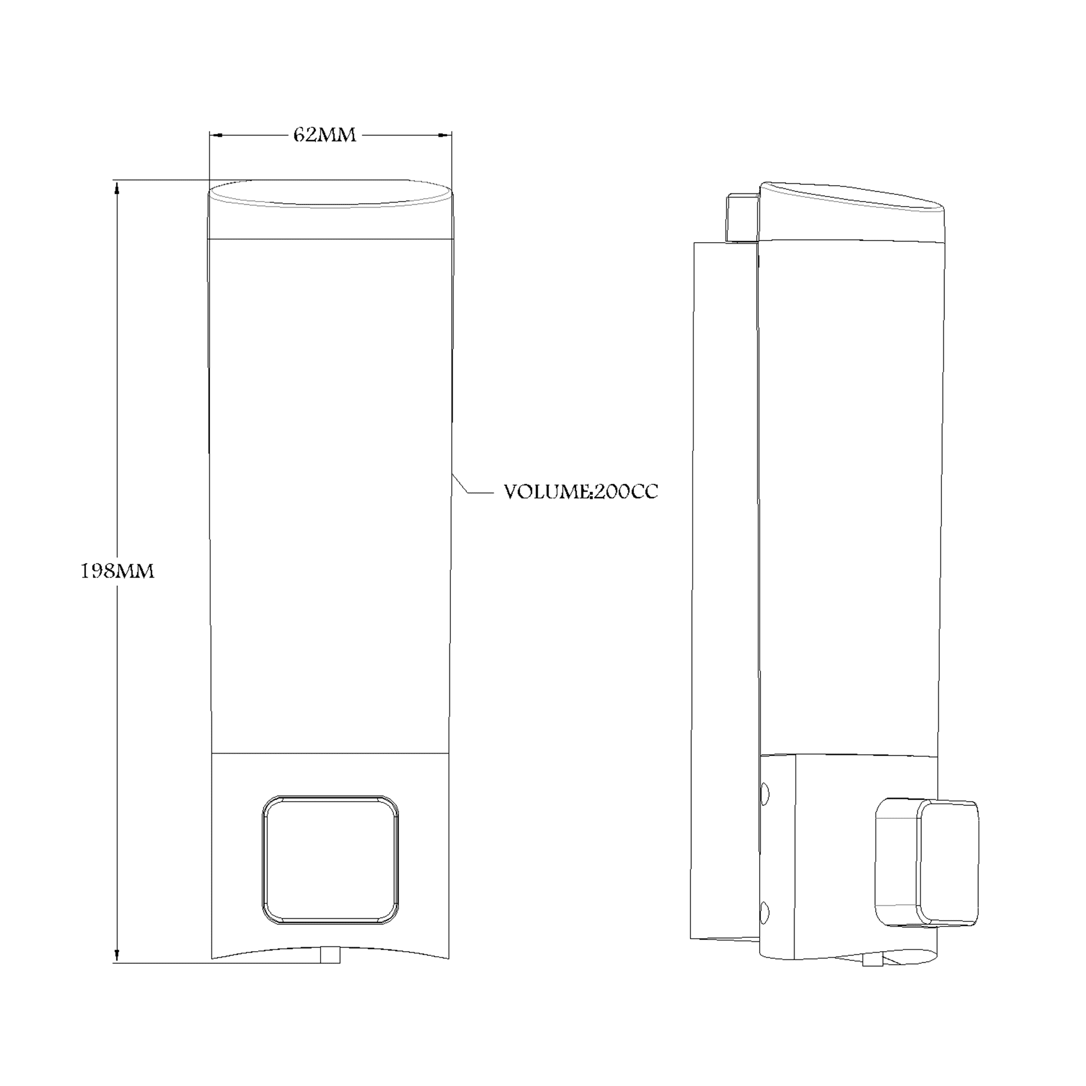 Liquid soap dispenser