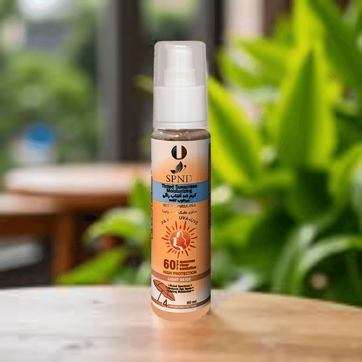 SPND SPF60 Tinted Moisturizing Sunscreen  Light Beige