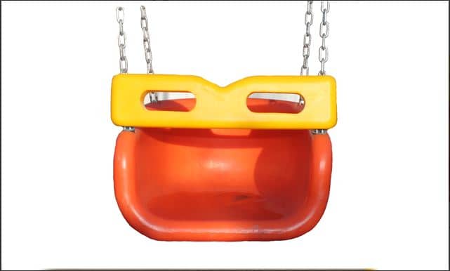 Polyethylene swing chair with protector