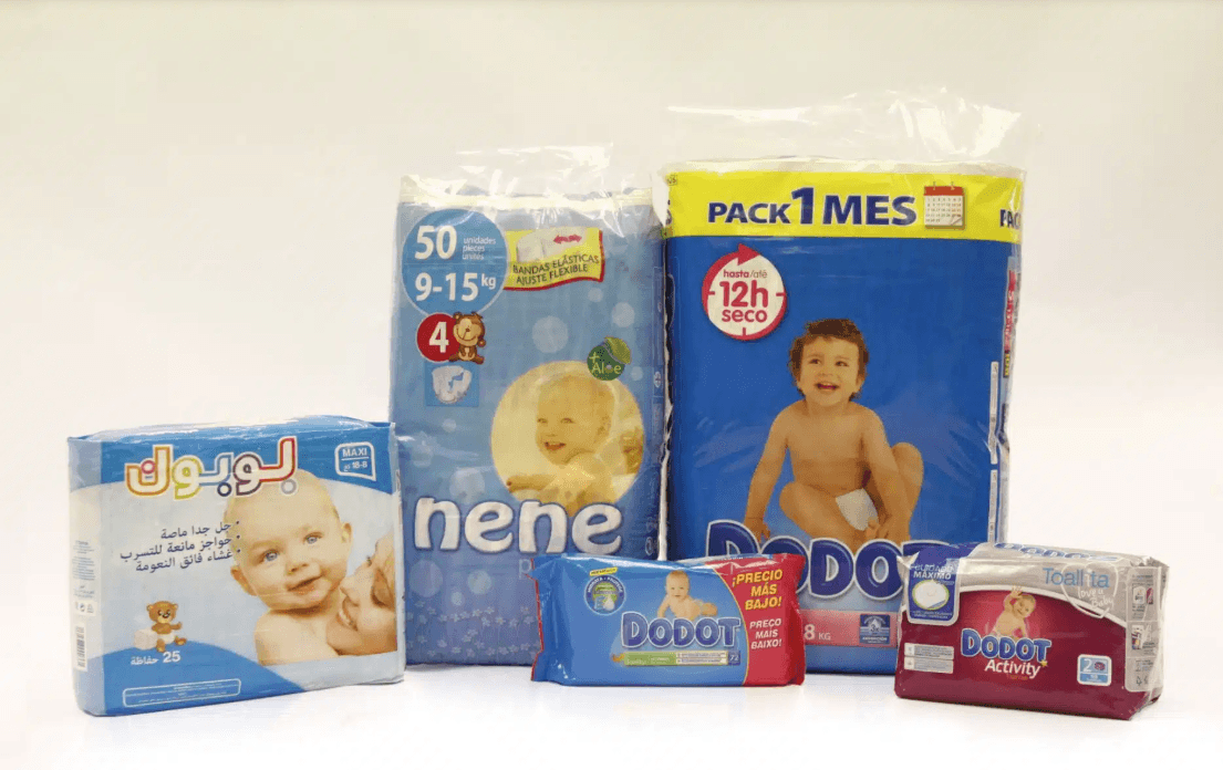 Nylon diaper packaging (baby)