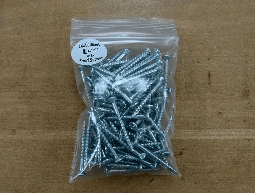 Cellophane Plastic packaging bolts 