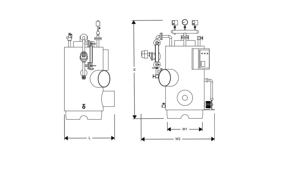 Vertical Fire Tube steam Boiler