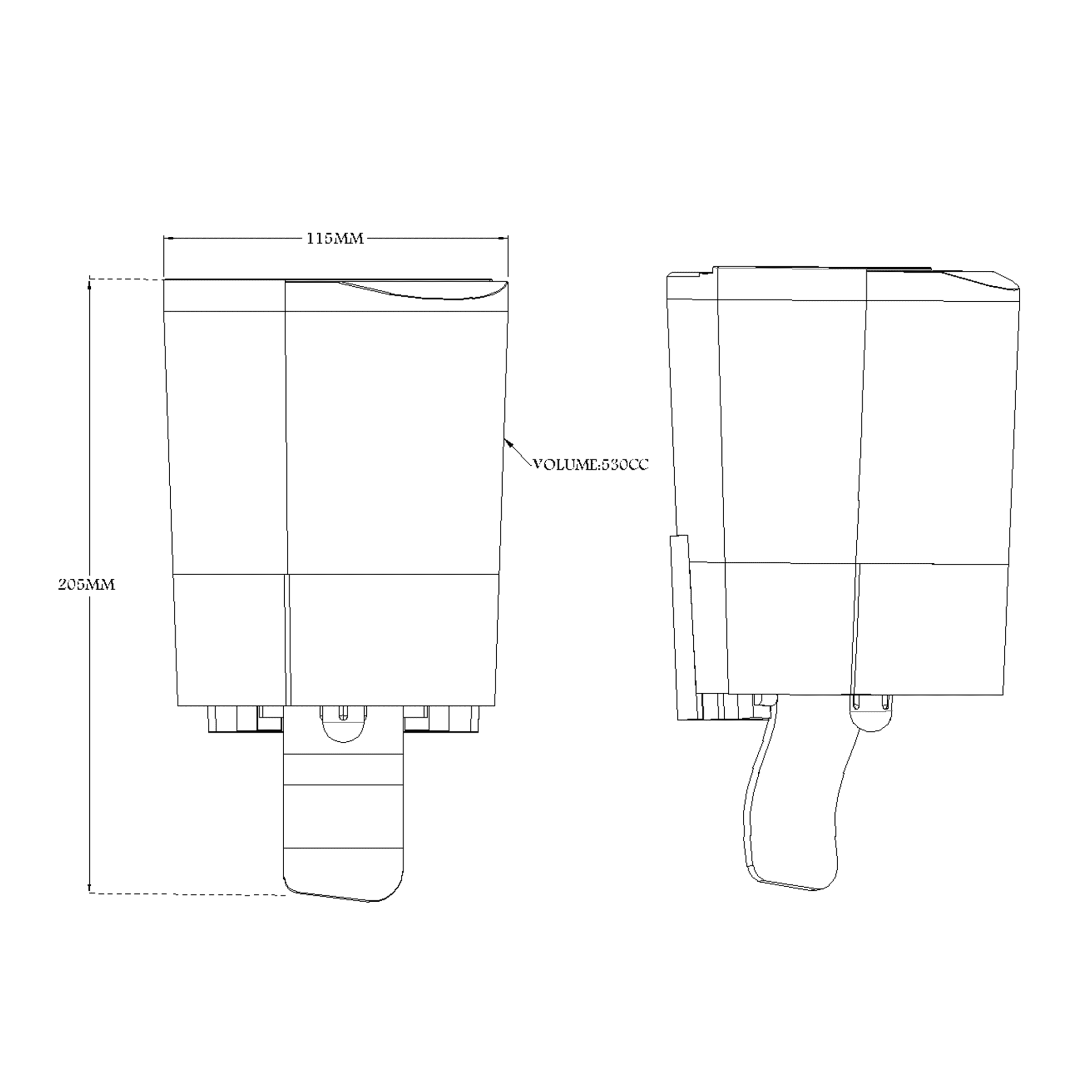 Liquid soap dispenser 