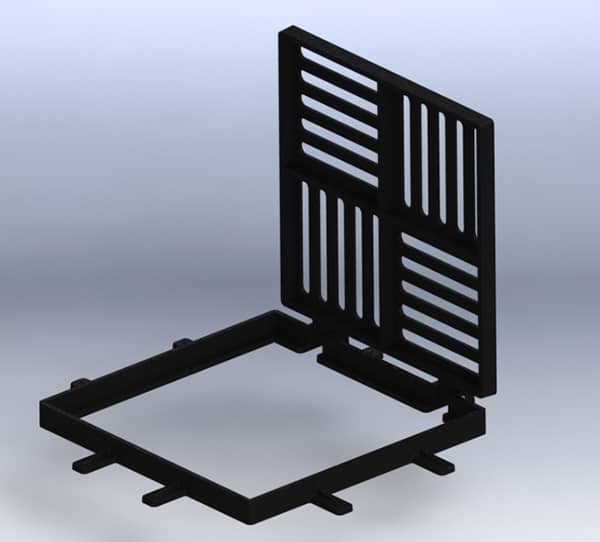 Cast Iron Water Drain Grating & Manhole Cover