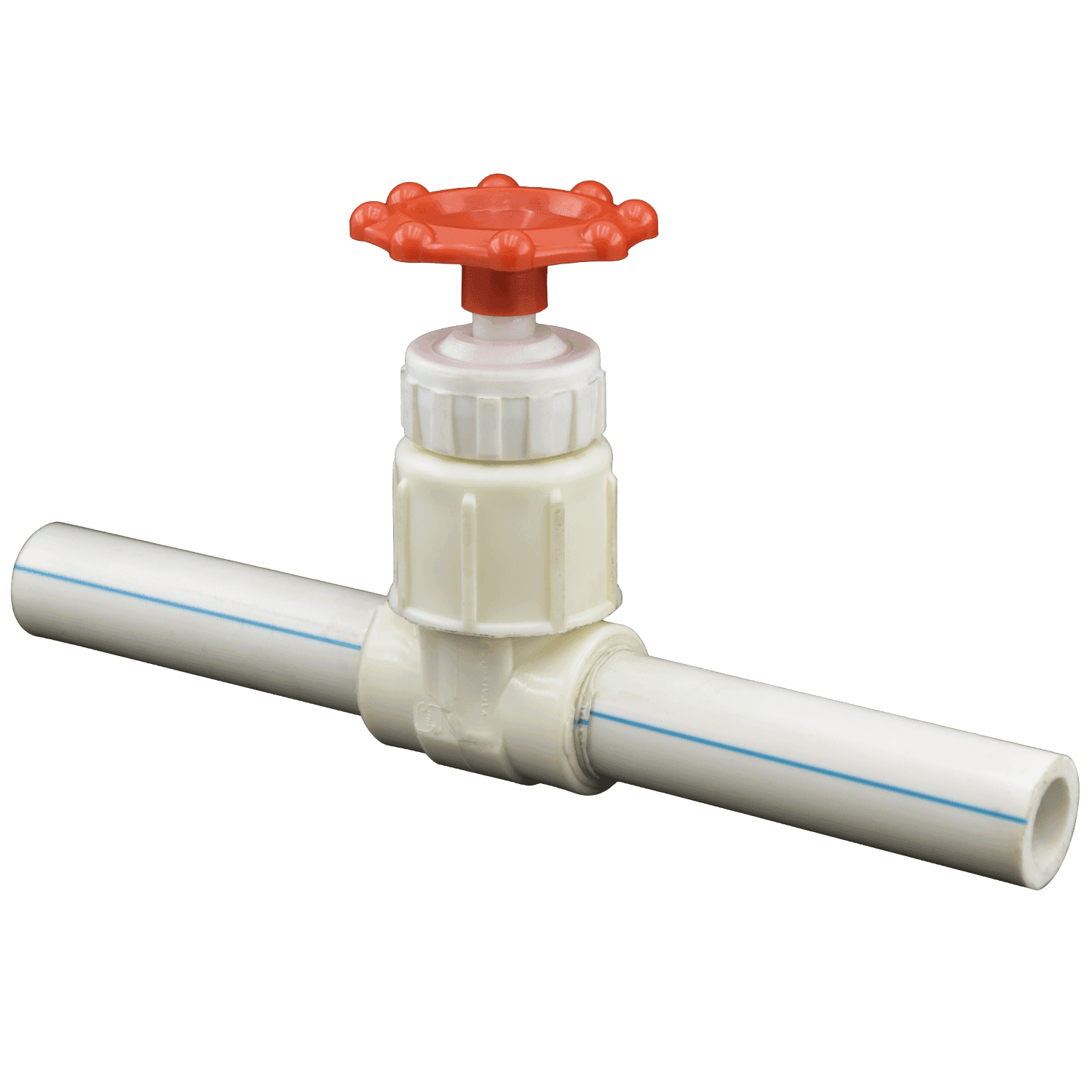 Cold and hot welded double-ended gate valve for construction