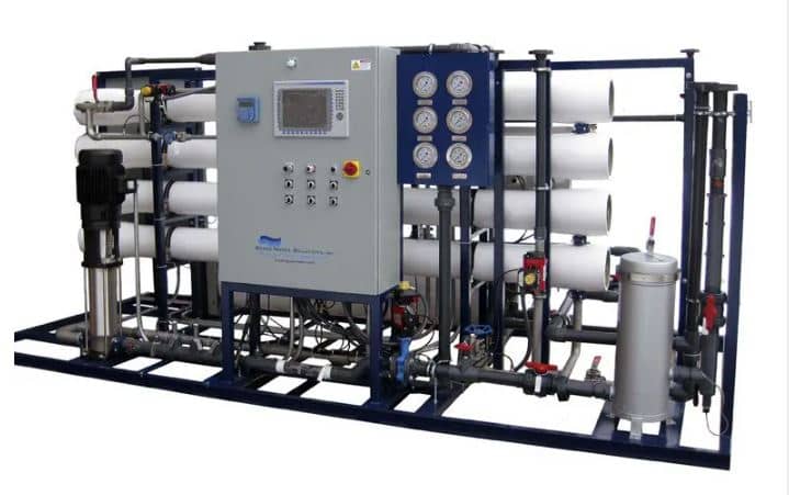 The industrial desalination plant or Reverse Osmosis (RO)