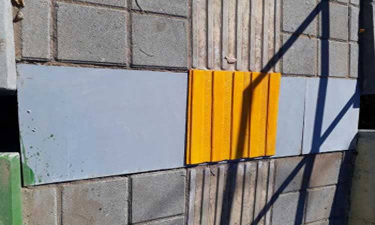 Fiberglass Reinforced Composite Tactile Tile Warning Dot Type