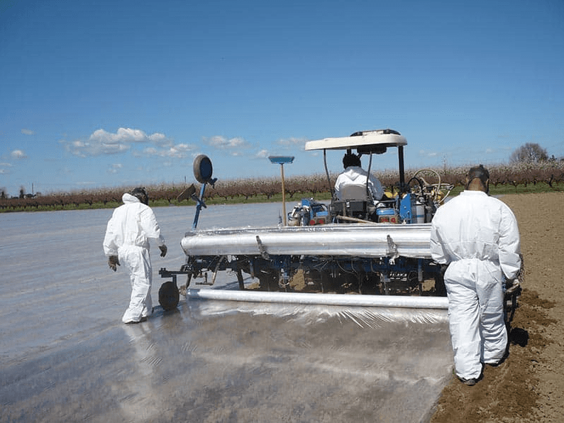 Soil disinfection nylon