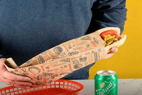 Plastic sandwich packaging