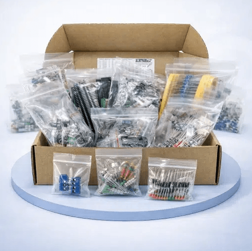Packaging of computer accessories and parts
