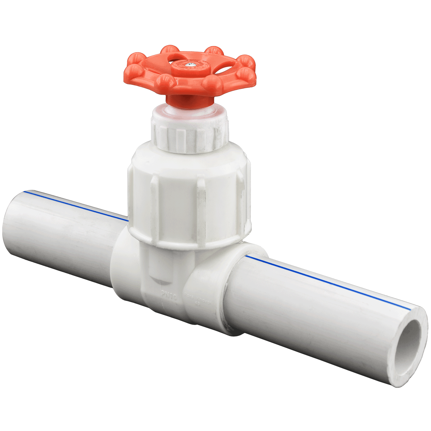 Cold and hot welded double-ended gate valve for construction