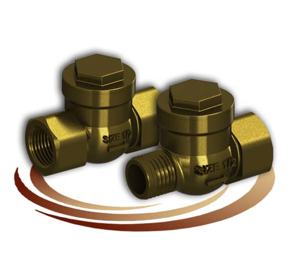 Simple Brass Check Valve & Brass Check Valve (Male-End Type)
