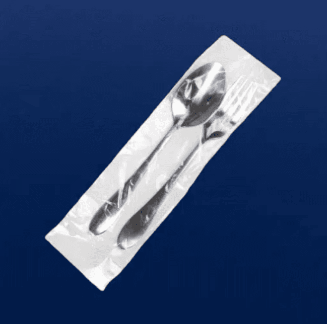  Nylon - Cellophane packaging spoon, fork