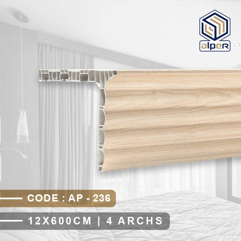 PVC Curtain Rail-Made from high-quality PVC materials for home use