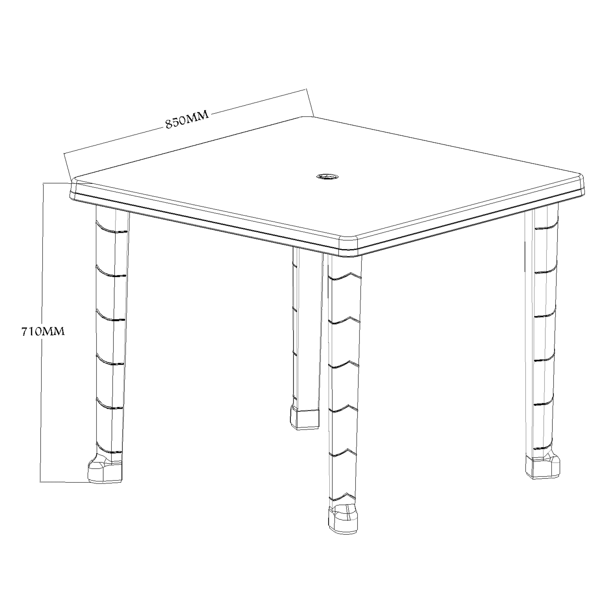 Square Table