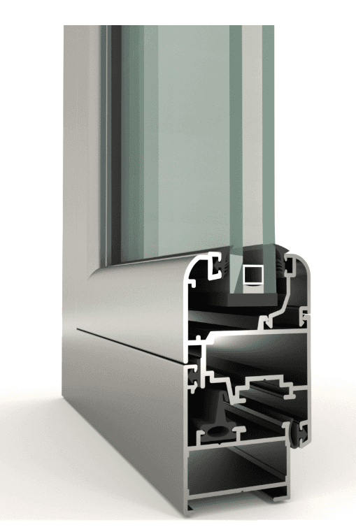 AHS41 System is a non-thermal break window and door system