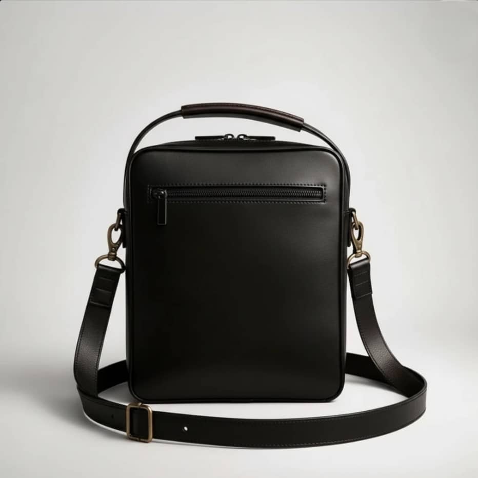 RAVEN Men’s Leather Crossbody Bag