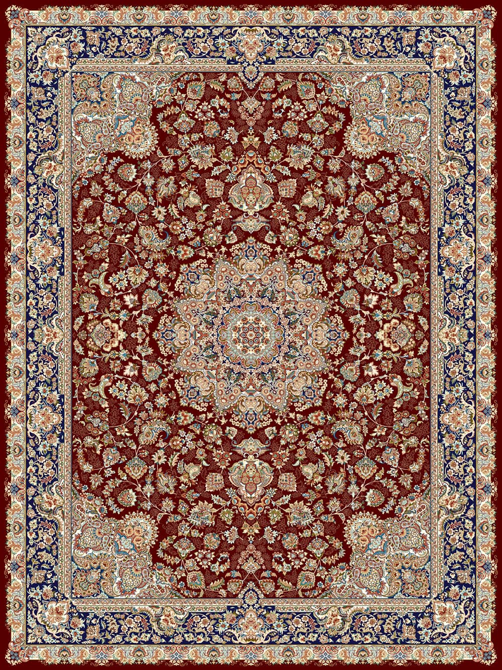 Reeds Acrylic Machine-Made Persian Carpet