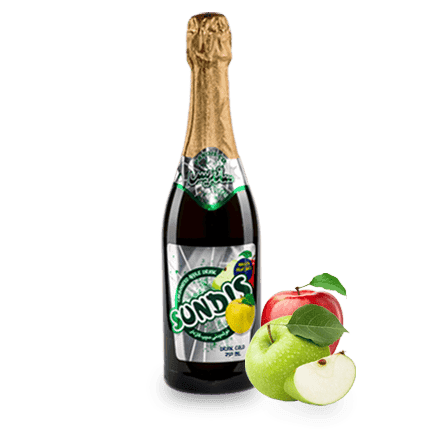 SUNDIS Non-Alcoholic Sparkling Fruit Drink   750 ml Glass Bottle
