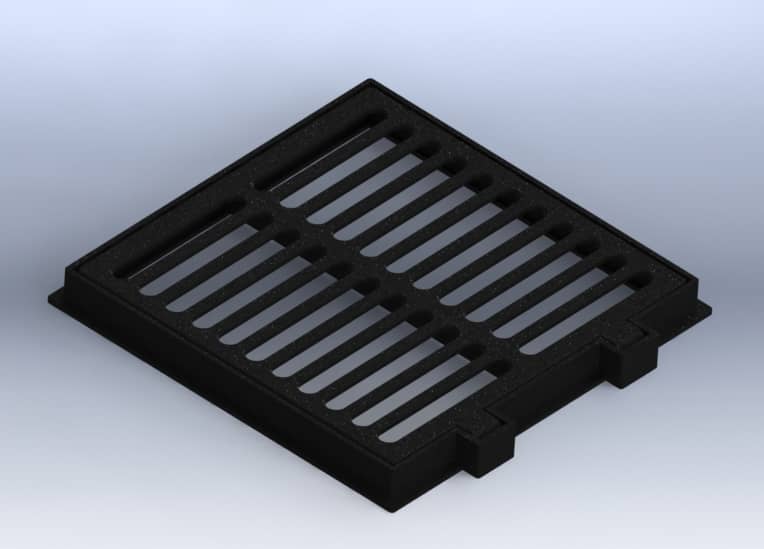Cast Iron Water Drain Grating & Manhole Cover