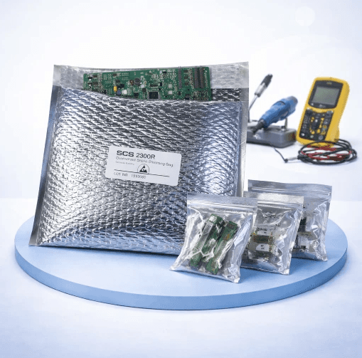 Packaging of computer accessories and parts