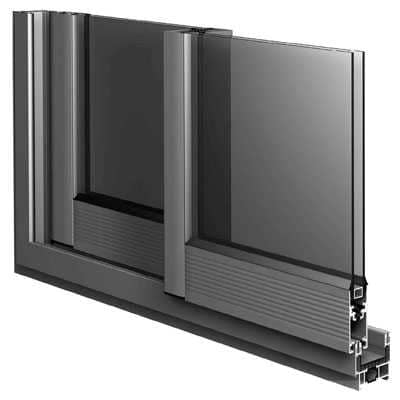  EPDM insulation Thermal Aluminum Profile window