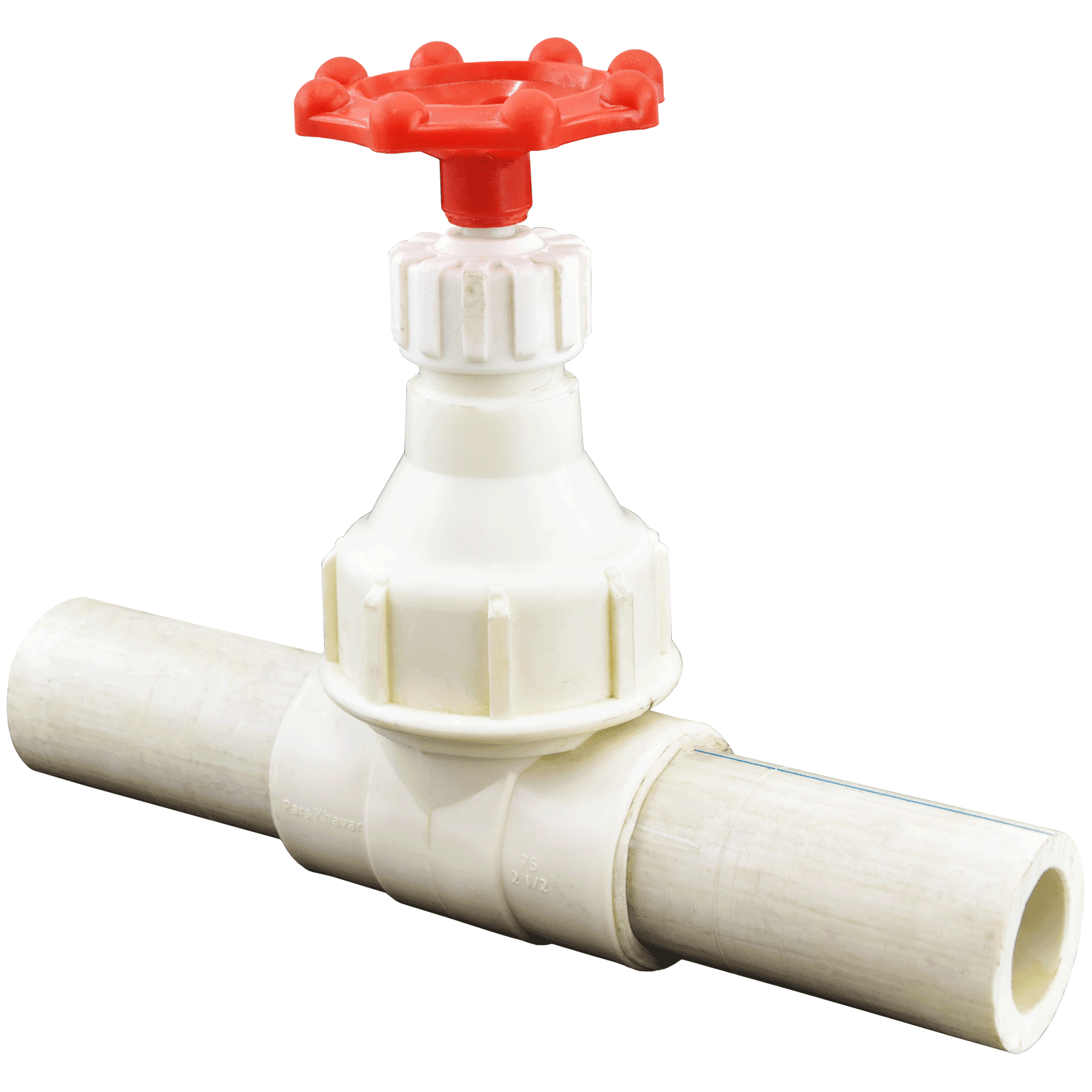 Cold and hot welded double-ended gate valve for construction