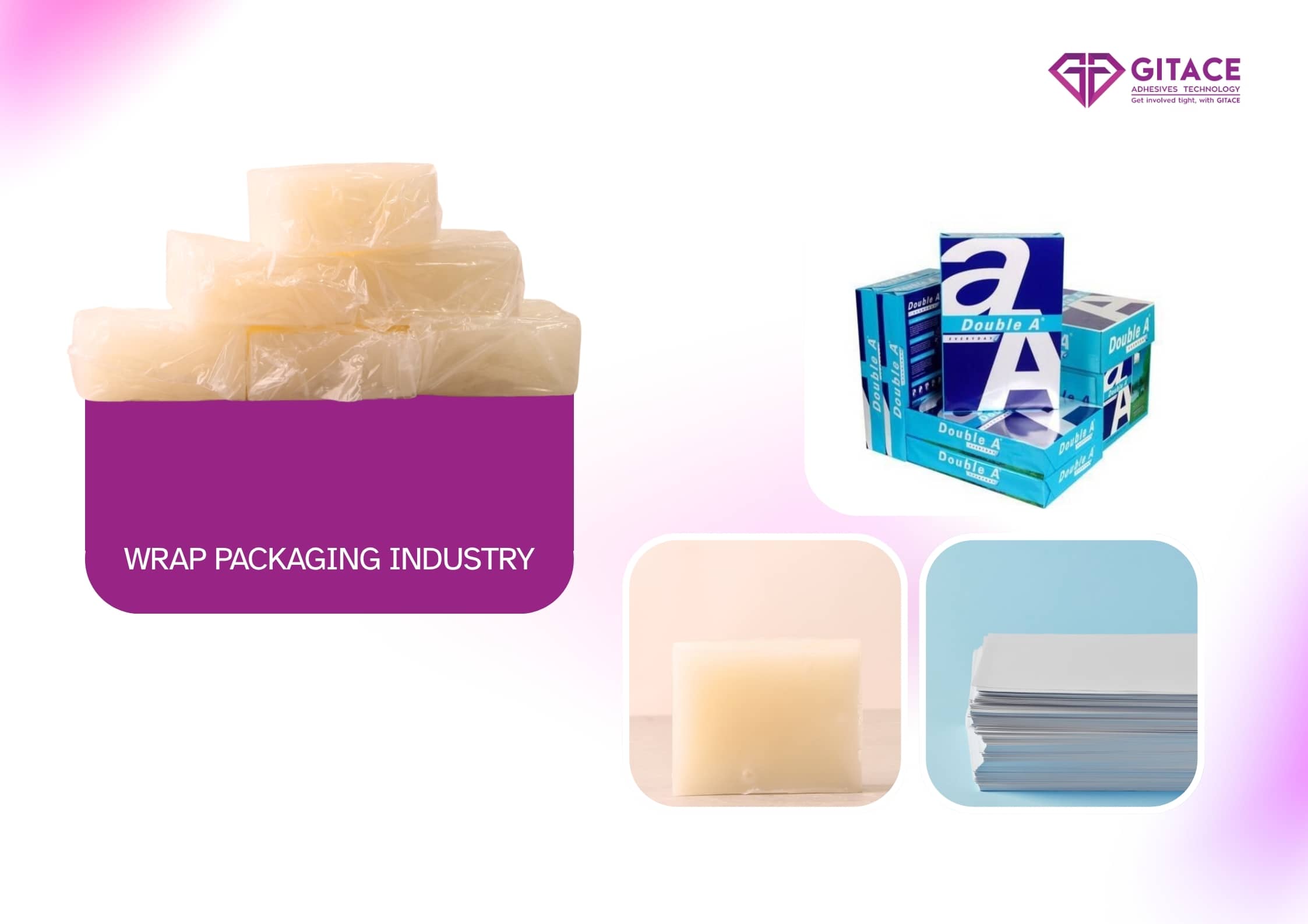 SBC-Based Pillow Hot Melt for Polar Surface Wrapping & A4 Paper Packaging