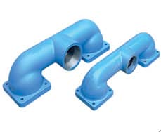 Cast Iron Pump Inlet / Outlet Elbow Manifold