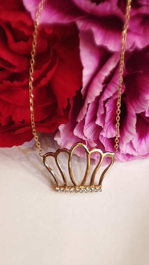 Golden Love Script Necklace