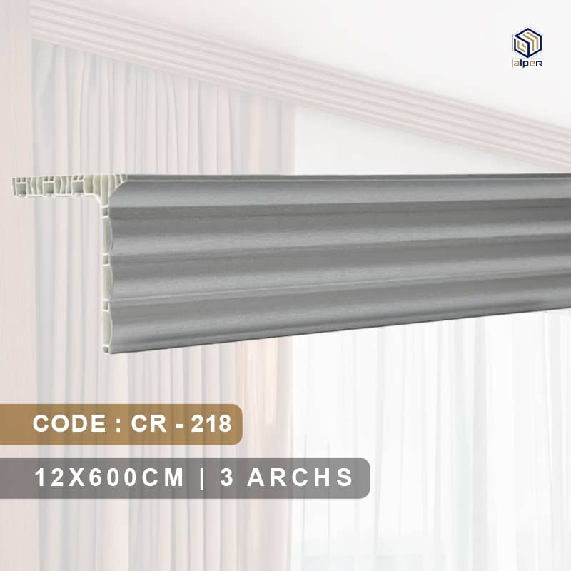 PVC Curtain Rail-Made from high-quality PVC materials for home use