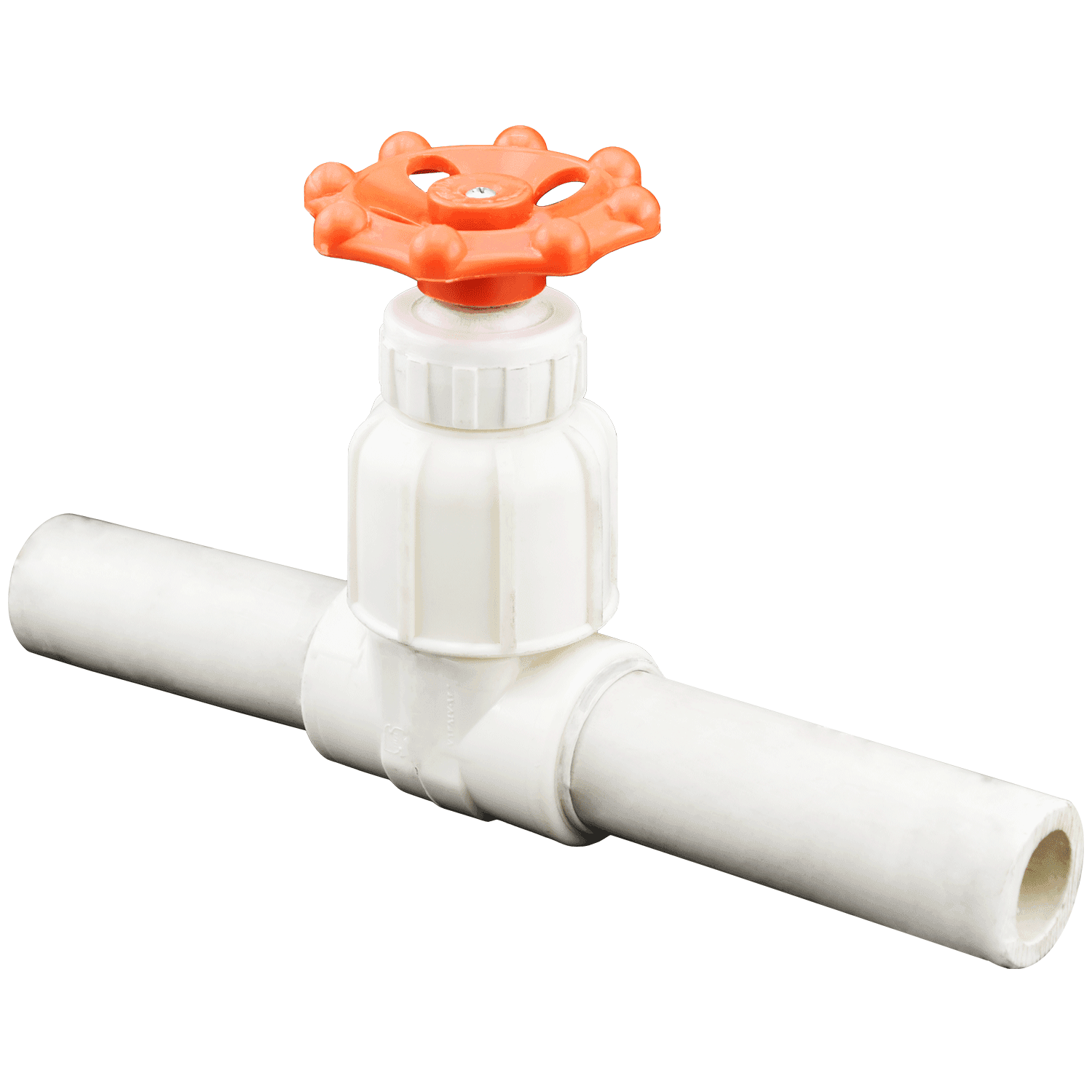 Cold and hot welded double-ended gate valve for construction