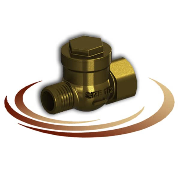 Simple Brass Check Valve & Brass Check Valve (Male-End Type)
