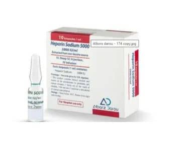 Heparin sodium ampoule 5000 units/ml
