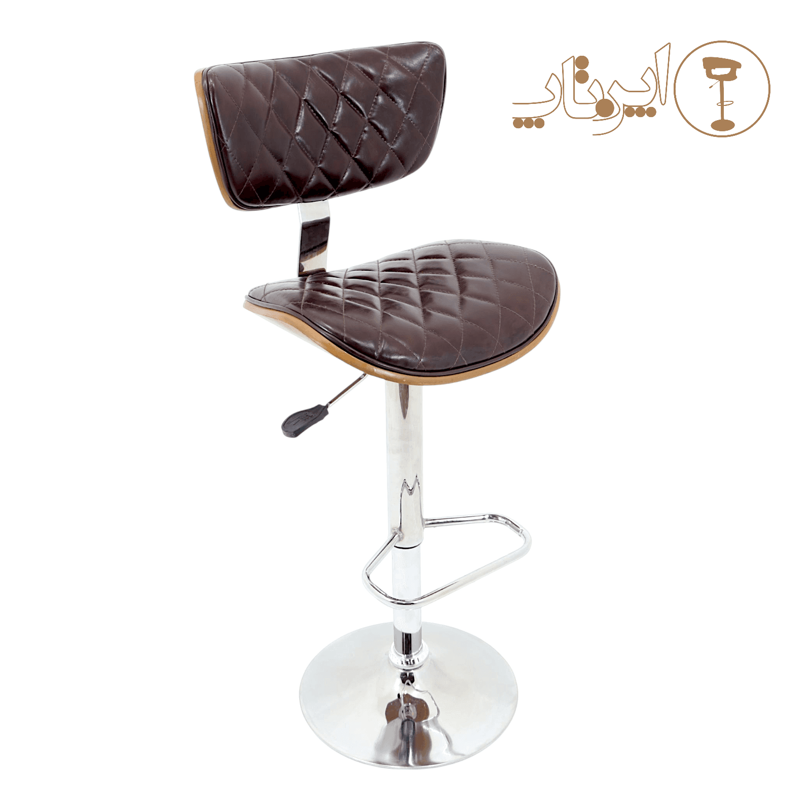 Open Jack Chair Model 2040 with Diamond Stitching - Hydraulic Swivel Chair