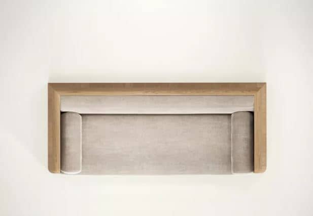 Zed Design Modern 3-Seater Natural Wood Sofa with Russian Pine, Walnut or Beech Frame