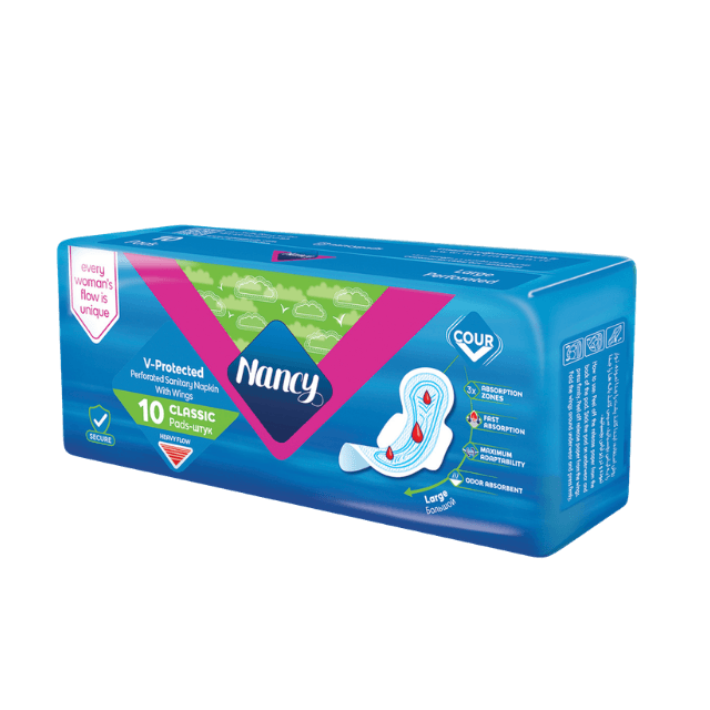 Fluff Sanitary Napkin- Large -Perforated
