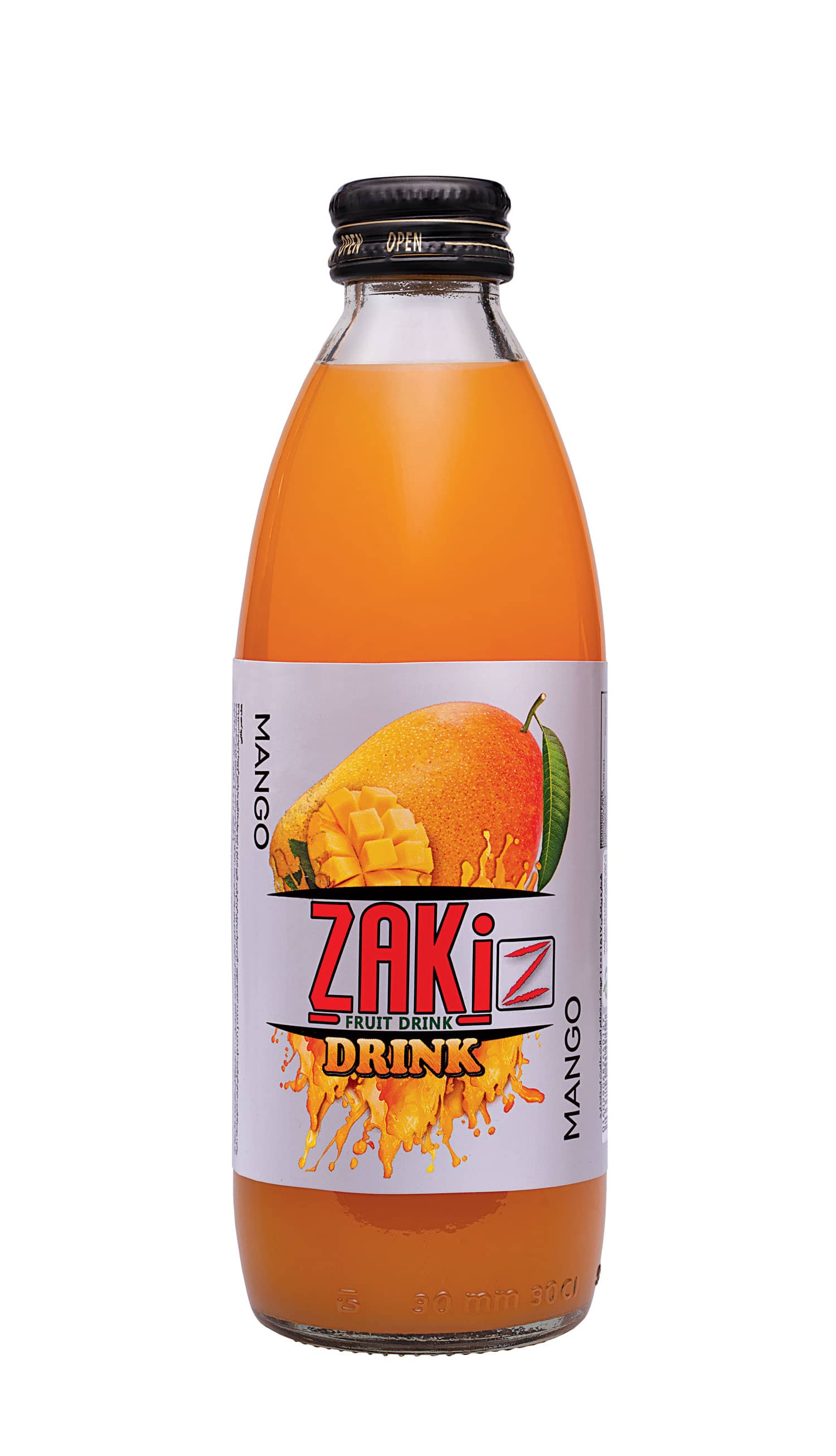 Mango-Flavored Fruit Juice Drink – 300ML Glass Bottle