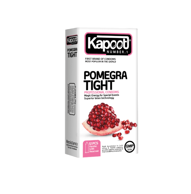 12-pack latex pomegranate (flavored) condoms