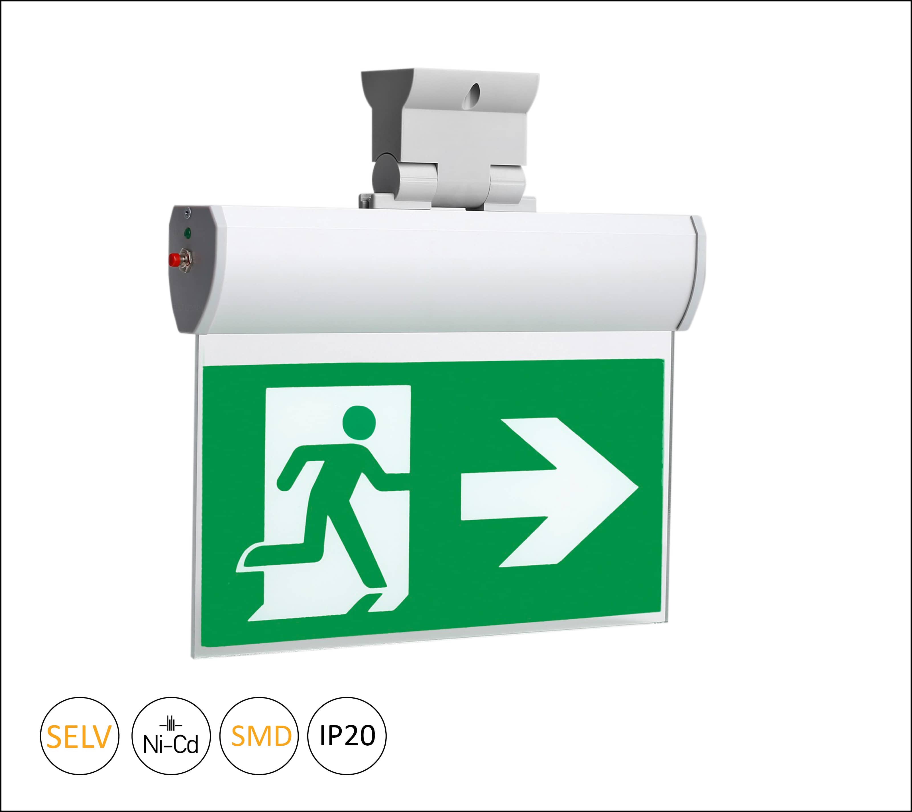 Anodized Aluminum  Indoor Lighting-Emergency Lights-Tuna M