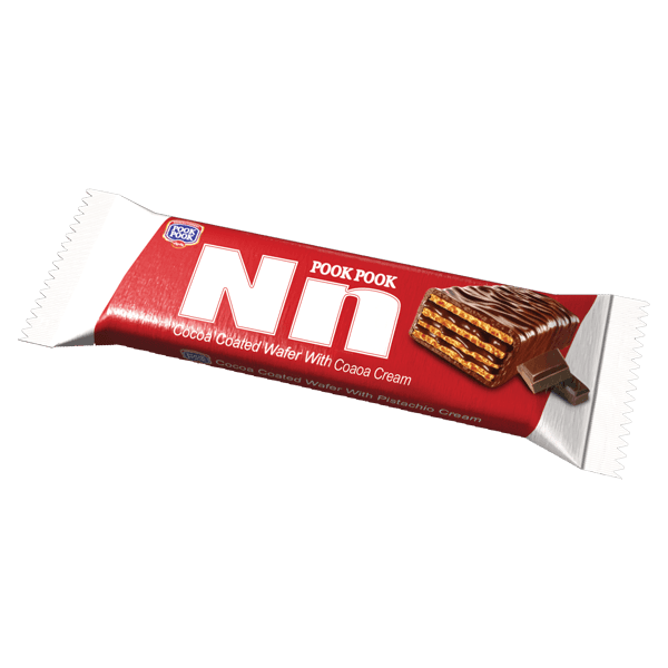 NN Cocoa-Coated Wafer Bars - Pistachio & Cocoa Cream