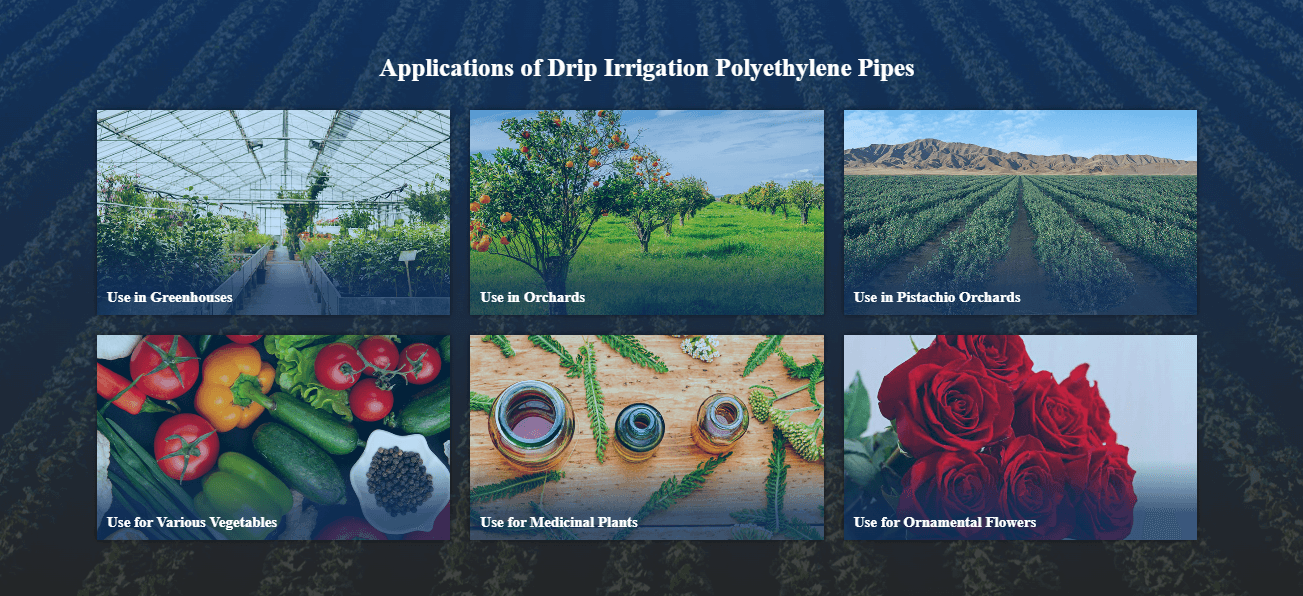 Drip Irrigation Polyethylene Lateral Pipes (LDPE / PE32 / PE40)