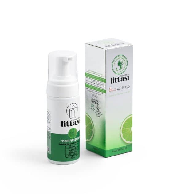 Littasi Vitamin C Brightening Facial Cleansing Foam for Oily & Combination Skin  Oil Control, Pore Refining & Hydrating Face Wash with Aloe Vera, Jojoba & Avocado Extracts (150 ml)