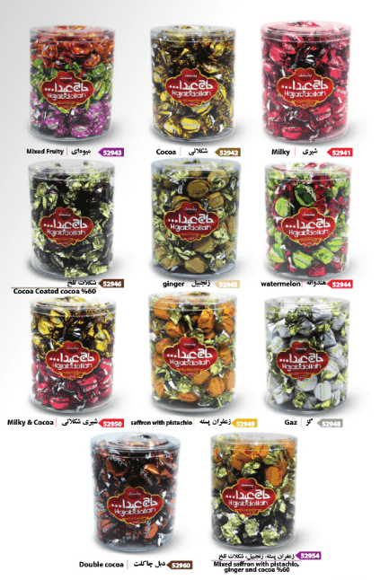 Assorted Filled Hard Candy Plastic Jar Series